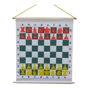 Mural de ajedrez Enrollable magnético