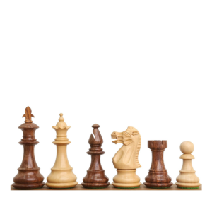 Piezas de ajedrez artesanales ponderado británico de Staunton