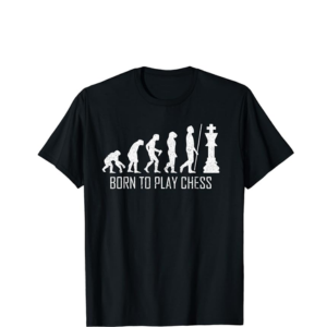 Camiseta Color Personalizable - Born To Play Chess