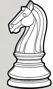 dibujo caballo de ajedrez - 5